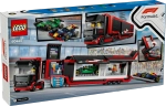 Конструктор LEGO City 60445 Грузовик с автомобилями RB20 и AMR 24 F1