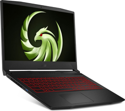 Ноутбук MSI Bravo 15 B5DD-414XRU, 15.6", IPS, AMD Ryzen 5 5600H 3.3ГГц, 16ГБ, 512ГБ SSD, AMD Radeon Rx 5500M - 4096 Мб, Free DOS, 9S7-158K12-414, черный