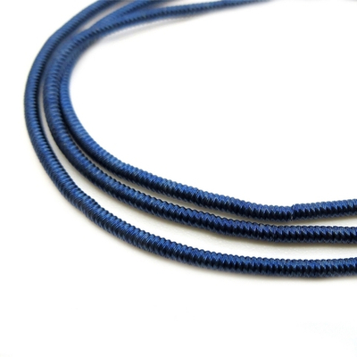 Канитель мягкая, гладкая, KAN/MF, 1 мм, глянец, т.синий