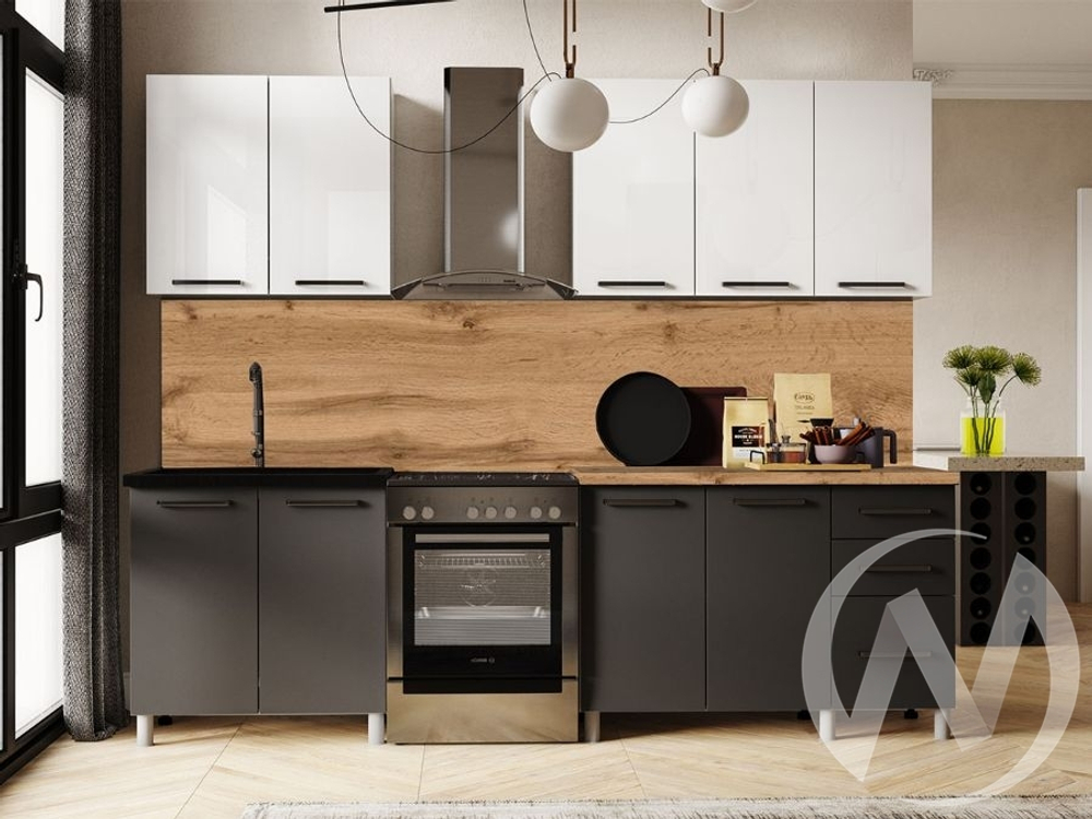 Кухня Ребекка 2.0м 26мм дуб вотан