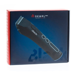 Аккумуляторно-сетевая машинка для стрижки волос Dewal Black