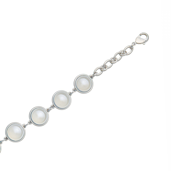 Браслет классический Possebon Pearl Opaline C1362.25 BW/S