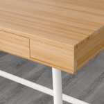 Письменный стол с ящиками - IKEA LILLÅSEN/LILLASEN, 102х49 см, бамбук, ЛИЛЛОСЕН ИКЕА