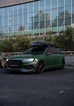 Карбоновый обвес для AUDI RS4 B9 2018+ Ауди аэродинамический обвес