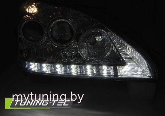 Передние фары для Lexus RX II 330 / 350 (03-08) Chrome