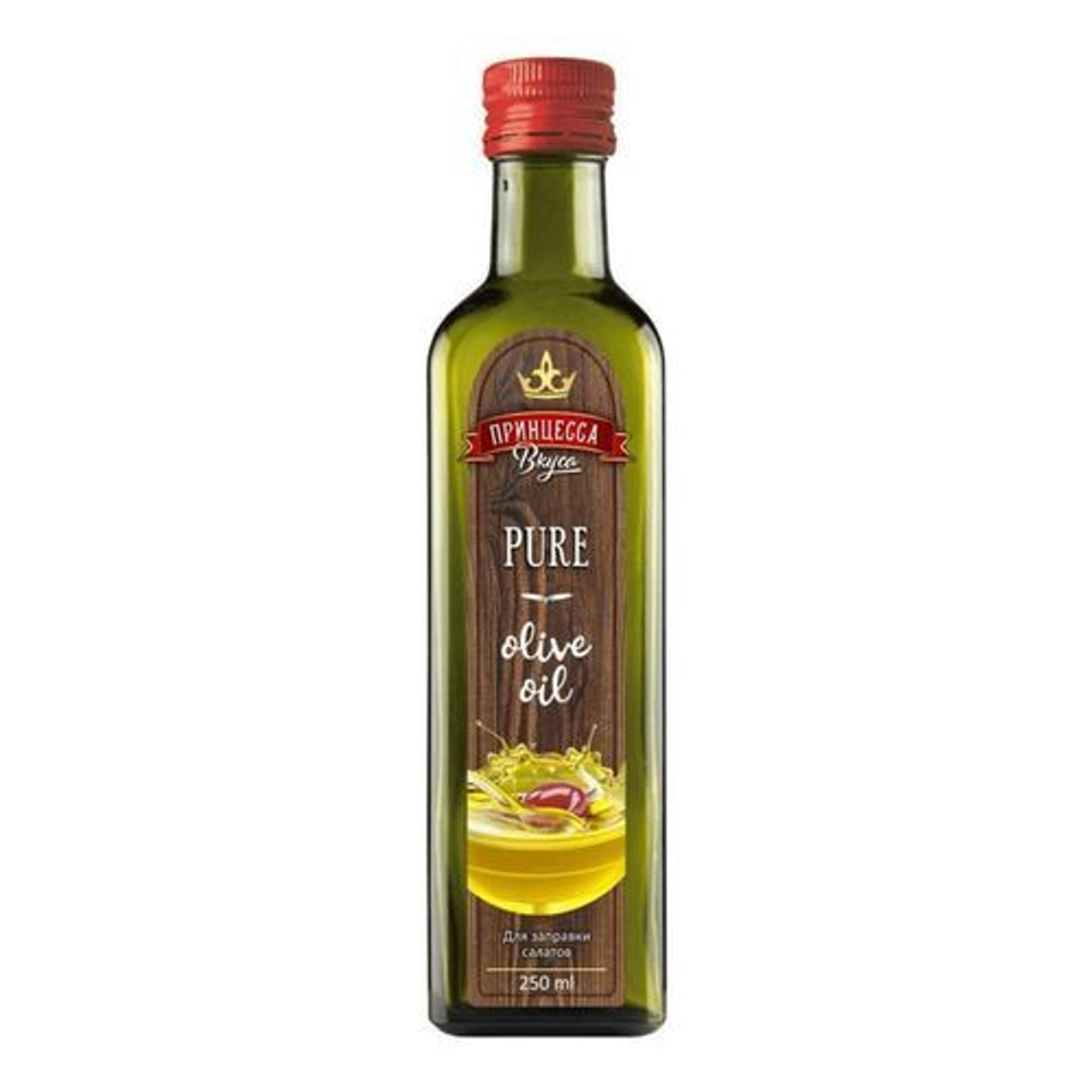 Масло ливк. "PURE"250 мл ст/б "Принцесса вкуса"