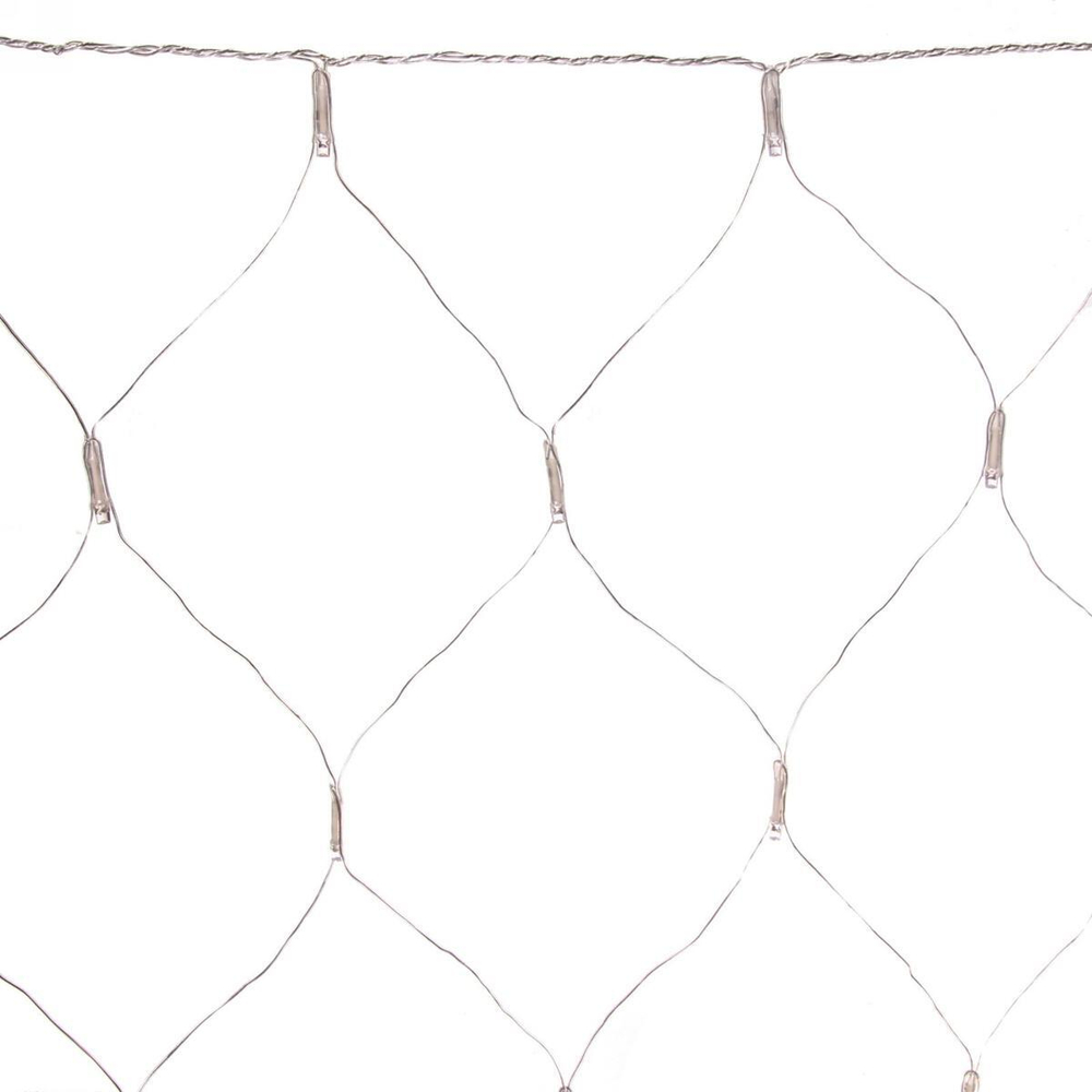 Гирлянда д/улицы СЕТКА "Мерцание" ш2*в1,5 м 192 ламп 1 реж. мультицвет (Серпантин)