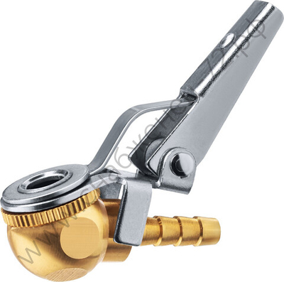 ЗУБР штуцер ″елочка″, 6 мм - наконечник угловой для накачки шин, переходник, Профессионал (64928-06)