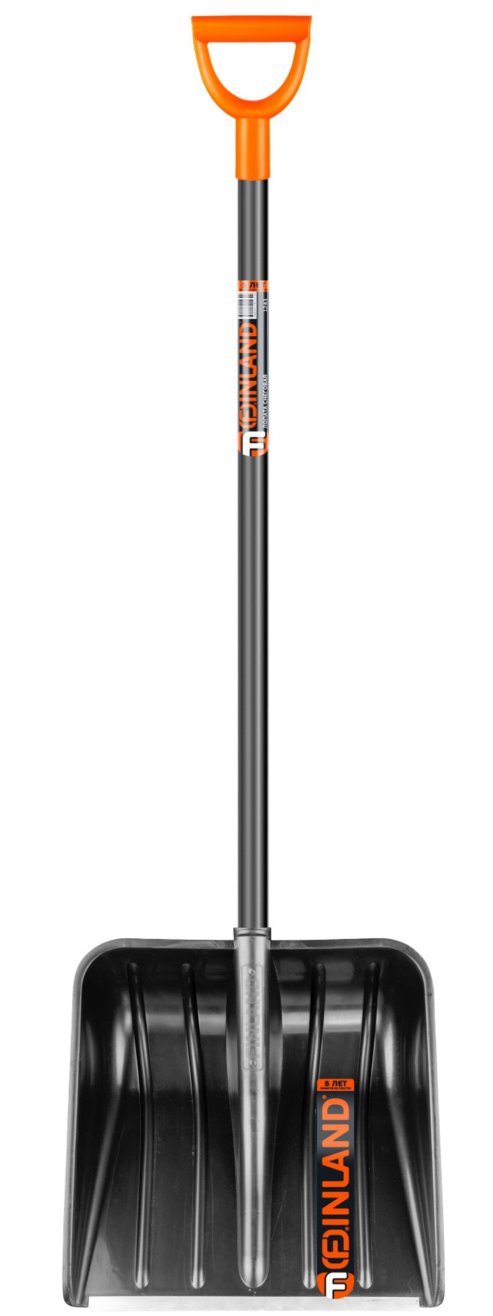 Лопата снегоуборочная FINLAND 41х41см с черенком