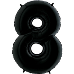 Шар Цифра Черная