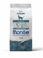Monge Cat Speciality Line Monoprotein Sterilised (Монж Кэт Стерил) корм для стерилизованных кошек с форелью 1,5 кг.