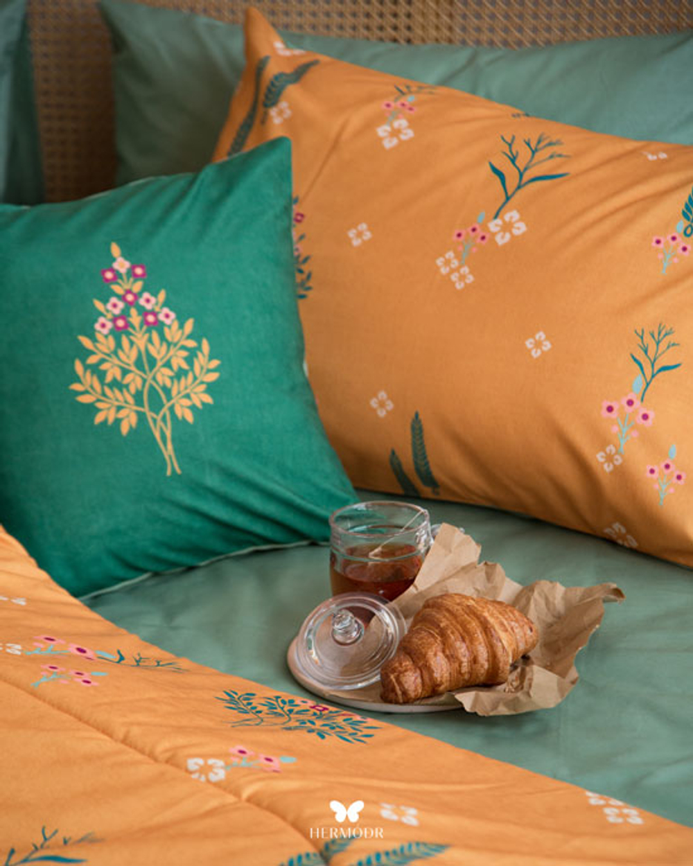 Комплект постельного белья двуспальный Servo Chaman Hermodr 8 предметов 130220263 Иран