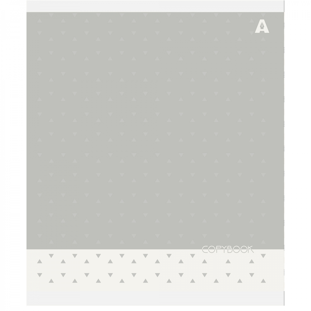 Тетрадь 48л., А5, линия, Alingar "Pattern", скрепка, мелованый картон ( стандарт), блок офсет, 5 дизайнов в пленке т/у