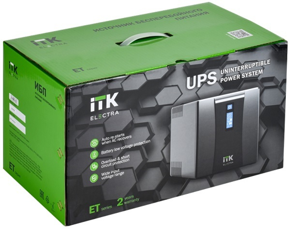 Источник бесперебойного питания  ITK EET-1200VA-1-002