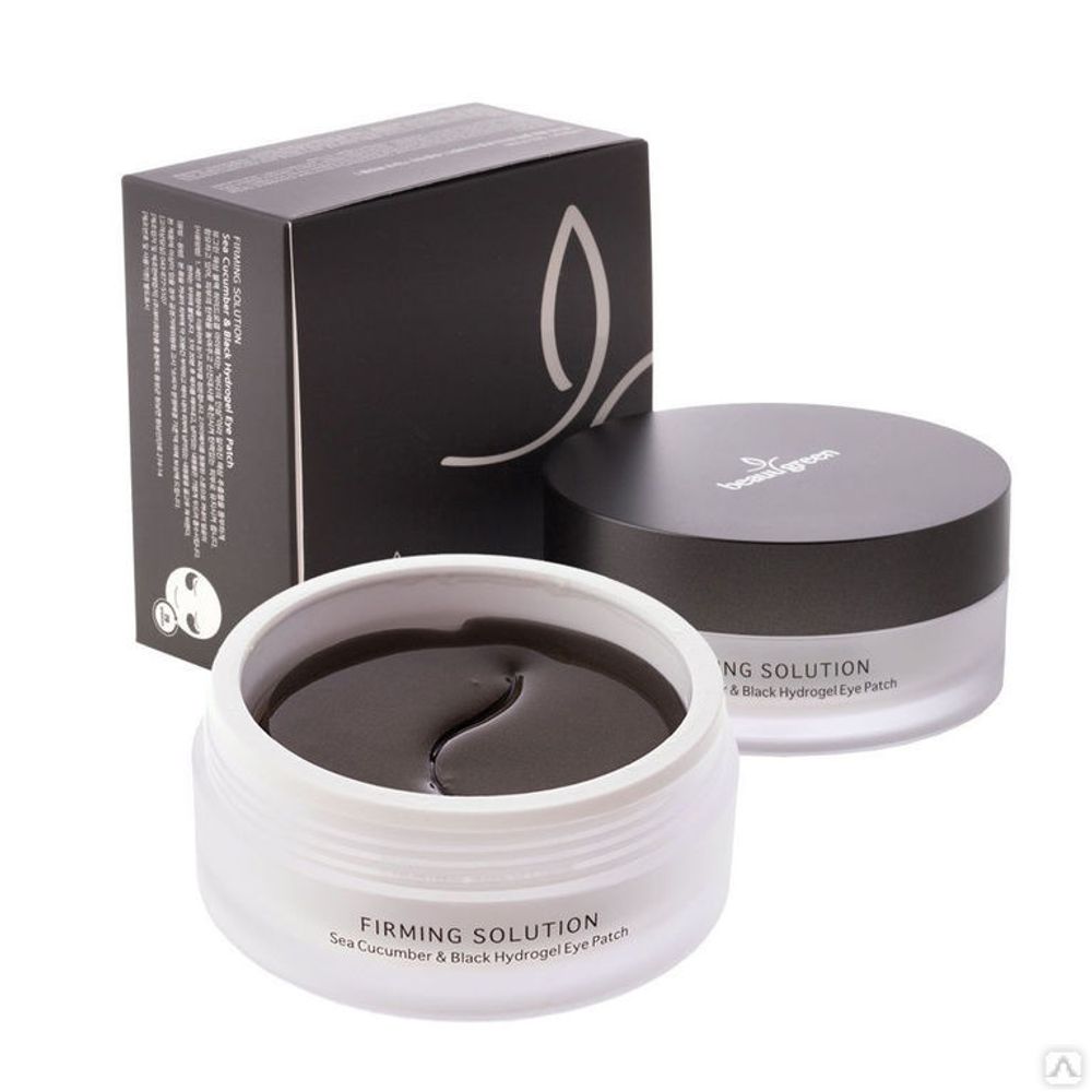 BeauuGreen Sea Cucumber&amp;Black Hydrogel Eye Patch (Big Type) гидрогелевые лифтинг патчи с морским огурцом большого размера