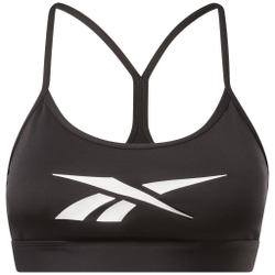 ТОП теннисный Reebok Lux Skinny Strap Medium Support Sports Bra - черный