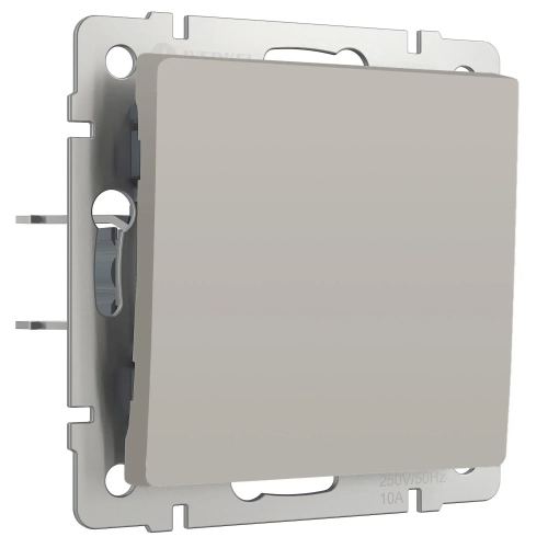 Выключатель одноклавишный проходной (дымчатый) W1212004