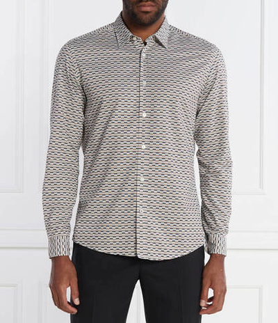 Рубашка S-LIAM BOSS BLACK - коричневый(50509059)