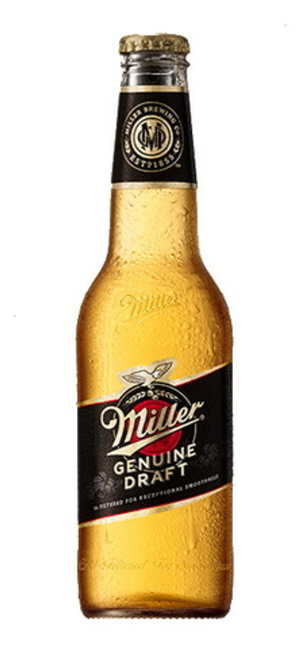 Пивной напиток "MILLER GENUINE DRAFT" светлое 0,47л. Бобруйский бровар