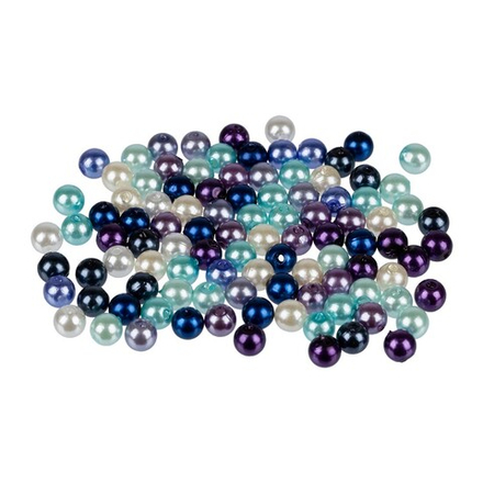 Бусина "Zlatka" MIX №08 пластик, 6 мм 10 г