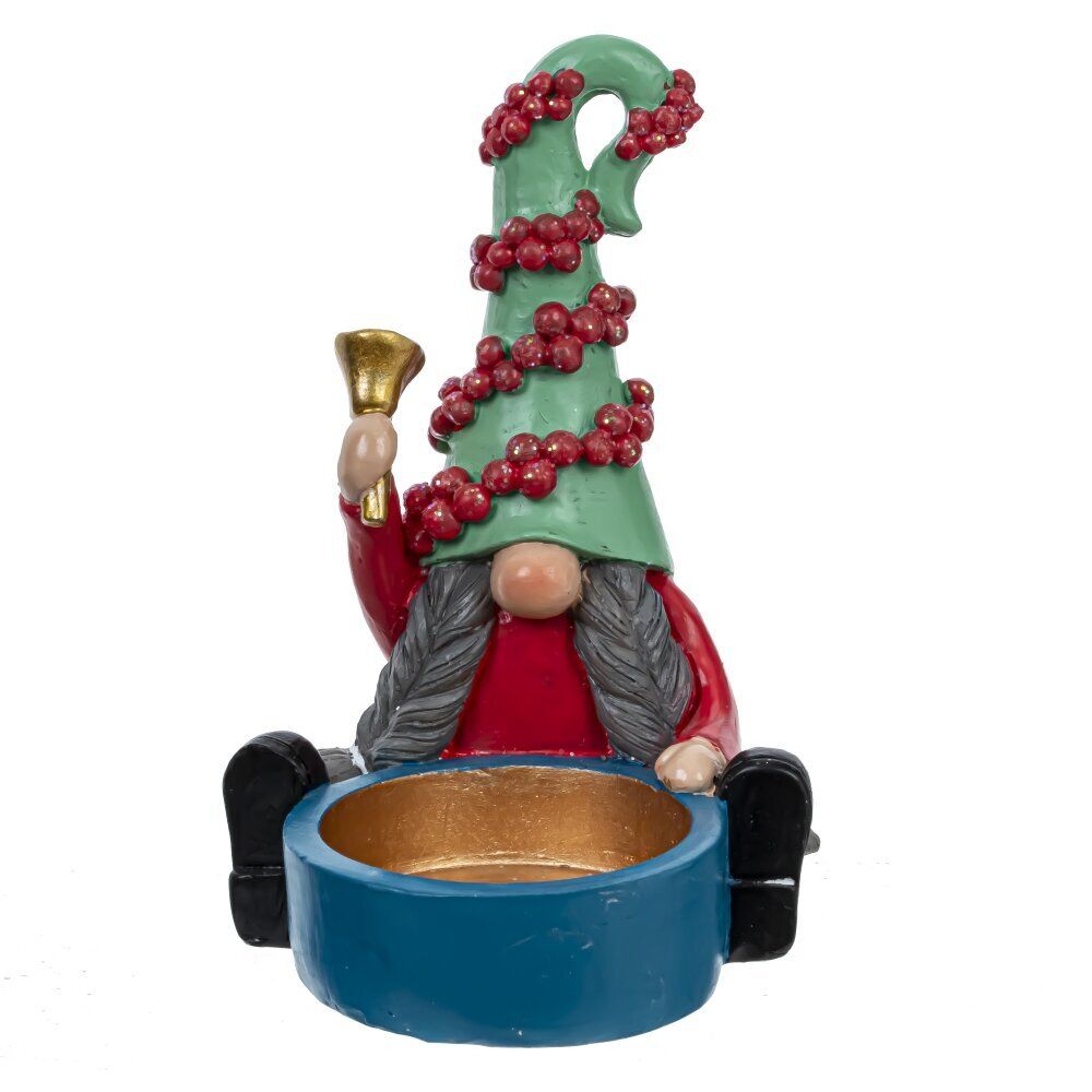 GAEM Подсвечник "Ангел/Дед Мороз/Снеговик/Гном" (D свечи 4,5 см), L7 W7 H11 см, 4в.