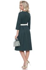 Платье ДС-ЖЕНСТВЕННЫЙ АКЦЕНТ, ИЗУМРУД