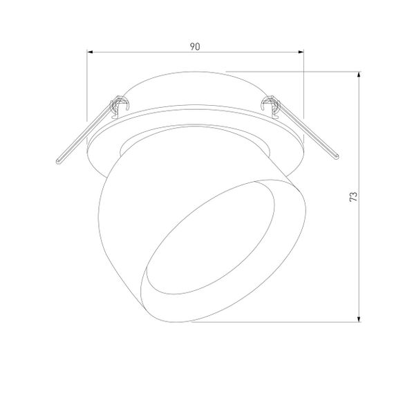 Встраиваемый светодиодный спот Elektrostandard Uno 25092/LED a065454