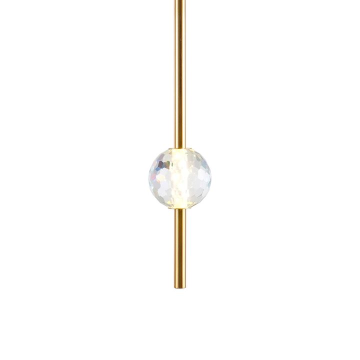 Подвесной светодиодный светильник Indigo Ciondolo 11066/1P Brass V000170L