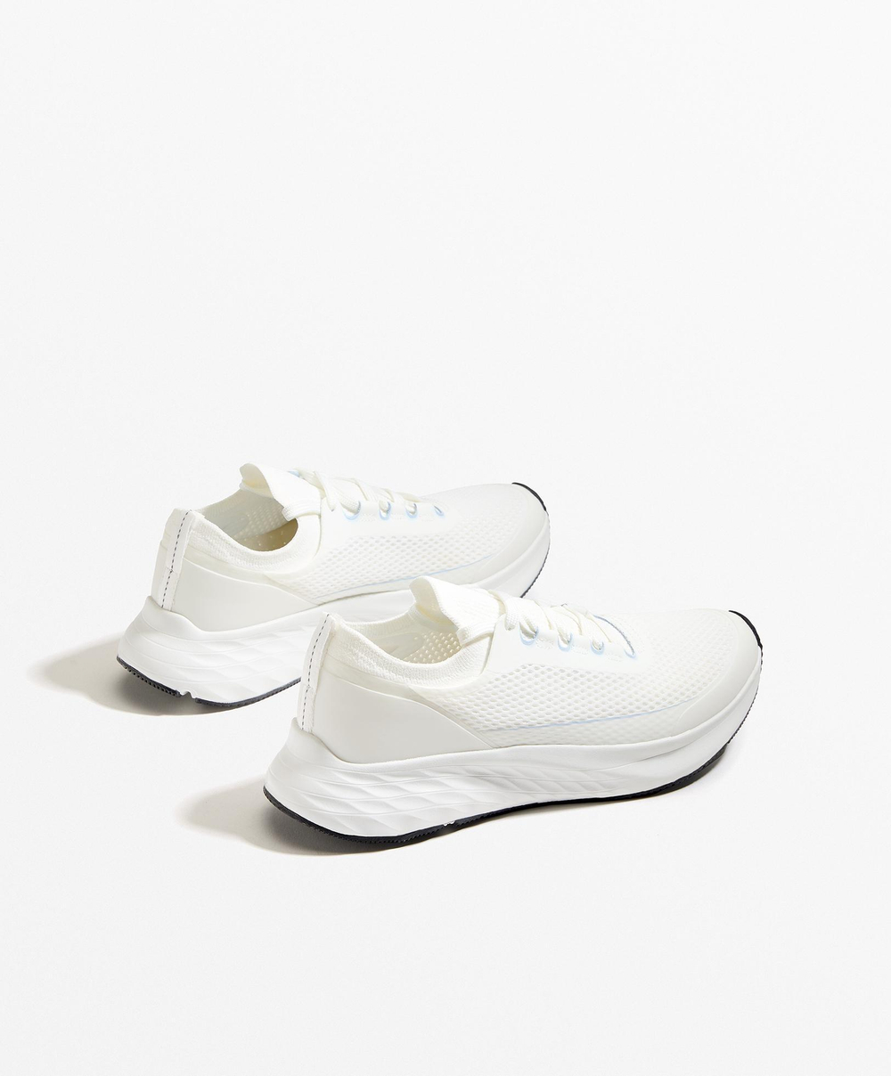 Oysho Универсальные кроссовки для повседневной носки и прогулок, белый