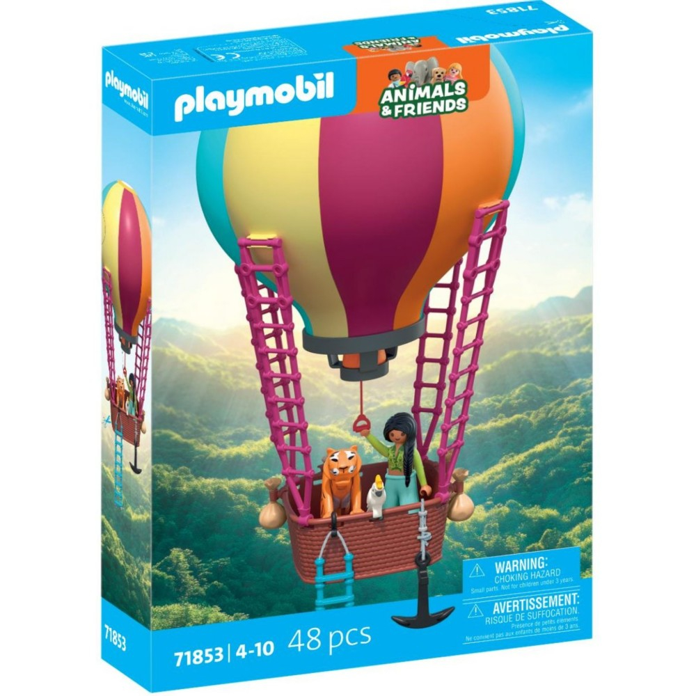 Playmobil Animals 71853 & Friends Полёт на воздушном шаре 48 деталей — фото 1