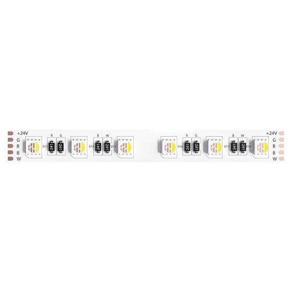 Светодиодная лента 24V 14,4W/m RGB+W 3000К 5м Arte Lamp TAPE A2406012-02-RGB3K