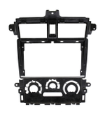 Комплект рамки с разъёмами 9" Mitsubishi Colt 6, Colt Plus 2002 - 2012 правый руль большая тип 2 серебро - Car-Smart 9626F2S