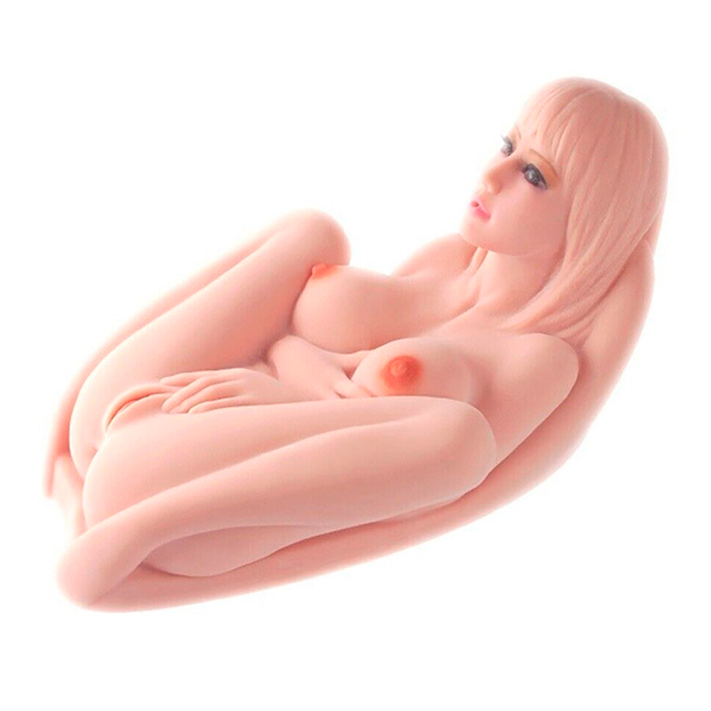 Реалистичный торс девушки с тремя упругими отверстиями, вибрацией, ротацией и голосом Kokos Hera 3 M10-03-25V