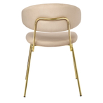 Стул Elle латте с золотыми ножками RF 0780