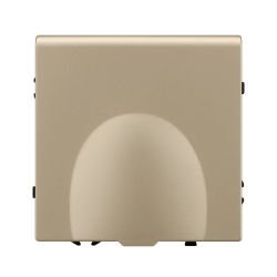 Механизм розетки влагозащищённый SCT-NOBE-MCP-SFPL-GD (230V, 16A) (Arlight, Золотой песок) 054282