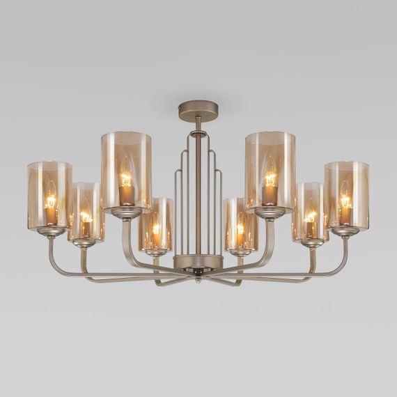 Потолочная люстра Eurosvet Defi 60138/8 перламутровое золото