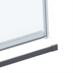 Душевой уголок Комо Софт (Como Soft) Vincea VSR-1CS9012CLGM, 1200*900, вороненая сталь, стекло прозрачное