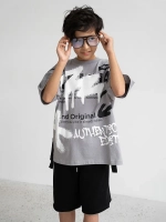 Спортивный костюм для мальчика с шортами на лето