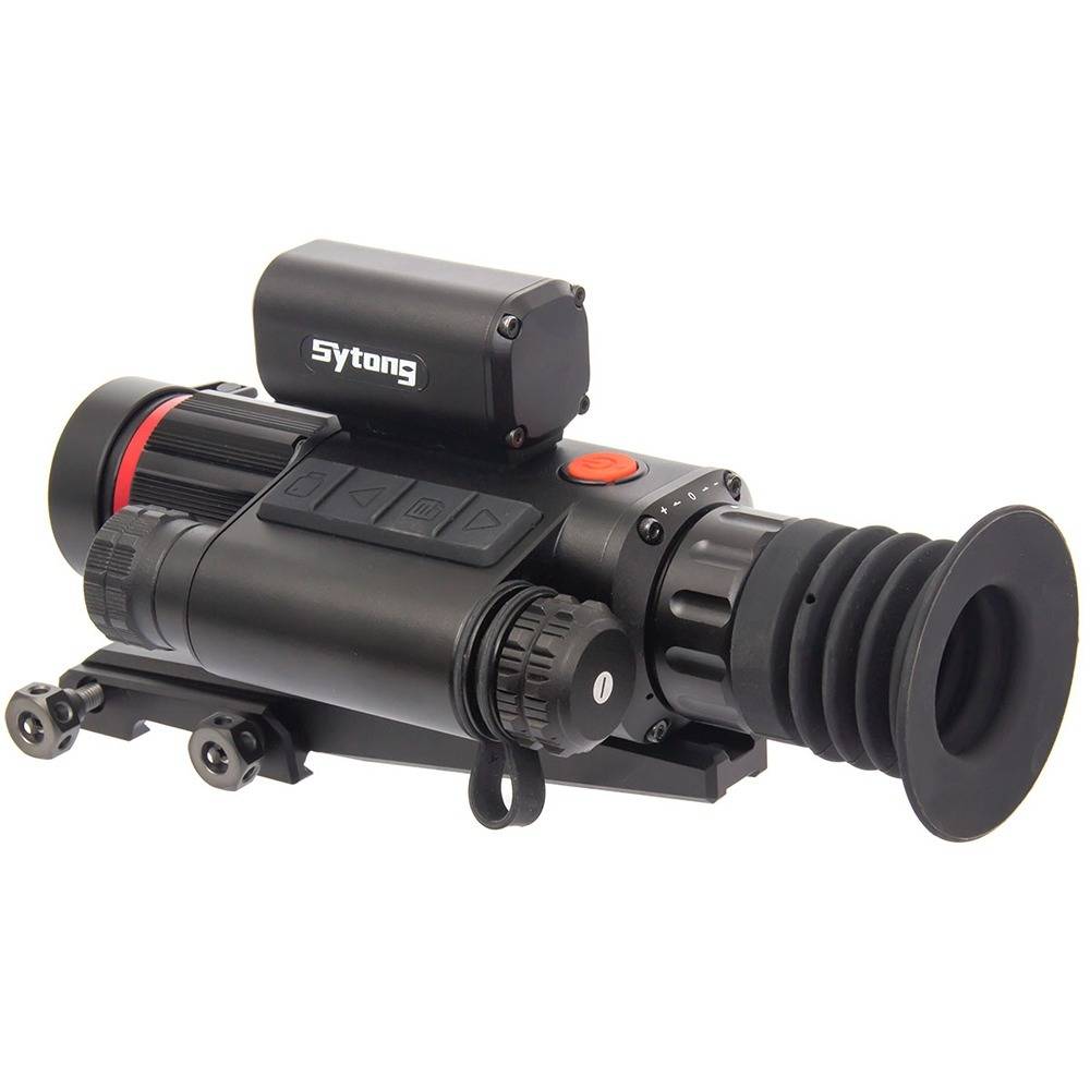 Прицел Sytong HT-70LRF 5-20, день/ночь, лазерный дальномер до 800м, на Picatinny, сенсор CMOS 1920x1080, дисплей AMOLED 1024x768px, ИК фонарь 940нм, ЛЦУ, поддержка MicroSD до 128Гб, фото/видео, Wi-Fi, АКБ 18650 с плоским контактом без защиты до 6ч, I