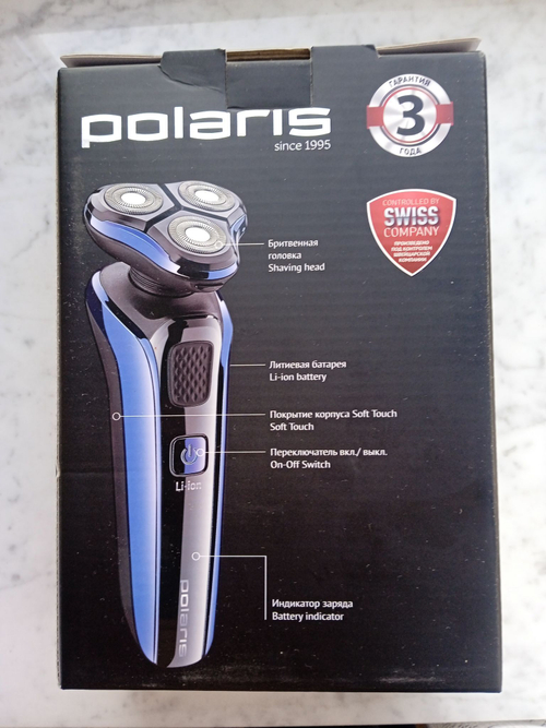 бритва POLARIS PMR 0309RC wet&dry PRO