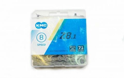 Цепь KMC (Z-8) 7/8 скор. (116 звеньев) с замком, инд. упаковка (KMC-Z8)