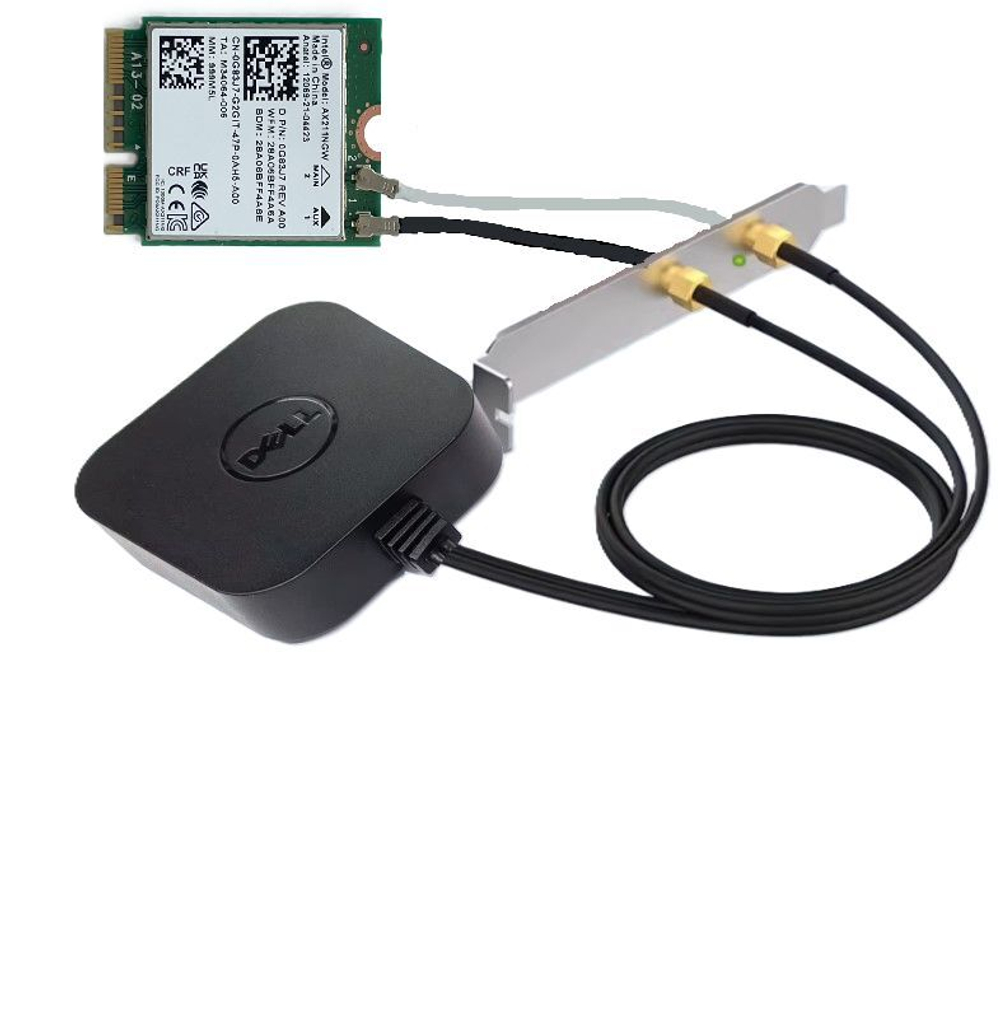 Комплект Wi-Fi-адаптер с Bluetooth AX211NGW с двухдиапазонной WI-FI-антенной