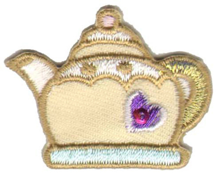 Термоаппликация HKM "Чайничек", 4 х 2,5 см, 1 шт (10216022/151013/0026877/01_Германия)