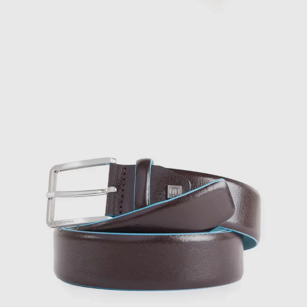 Ремень кожаный Piquadro Blue Square/Mogano