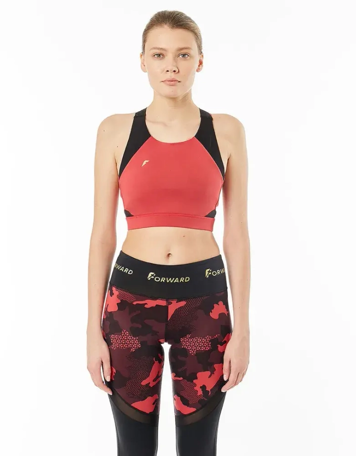 Топ женский Forward, бордовый, 3xs