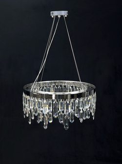 Люстра подвесная Lanbos QS.99571-600 L, 10 ламп Е14, 400 Вт, до 25 кв м