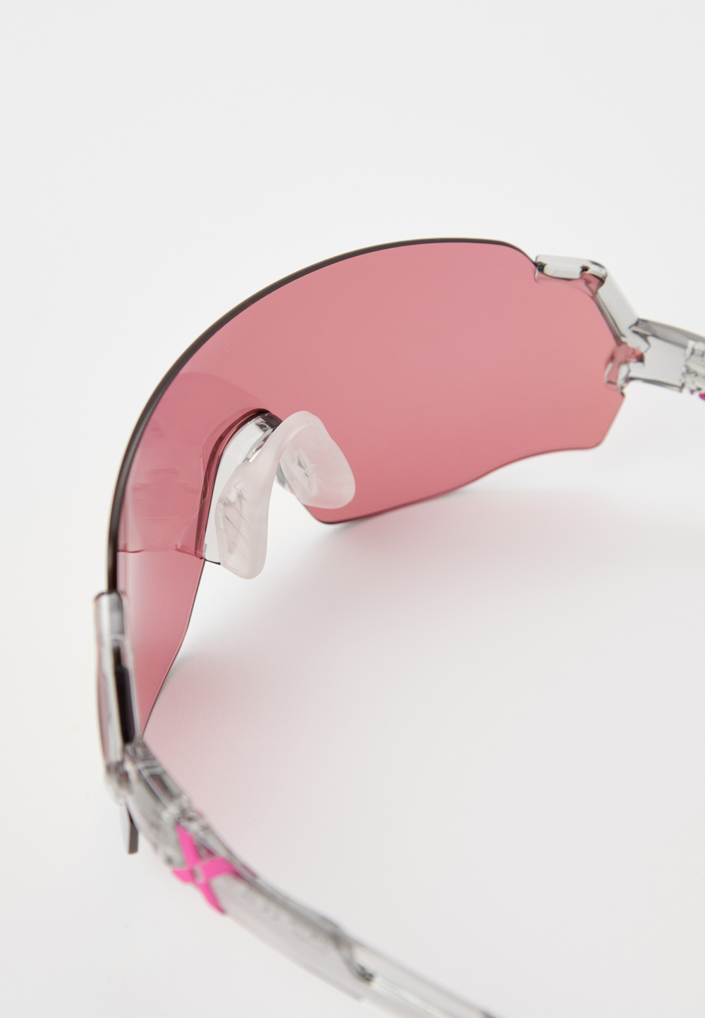 Спортивные очки с диоптриями HILX Savage (L) Shiny Crystal Grey Pink / Pink Lens