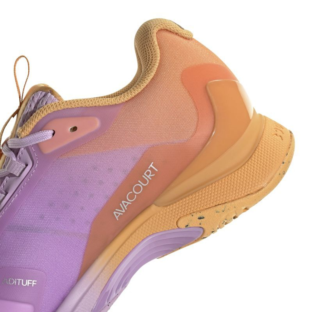 Женские Кроссовки теннисные Adidas Avacourt 2 - hazy orange/bliss lilac