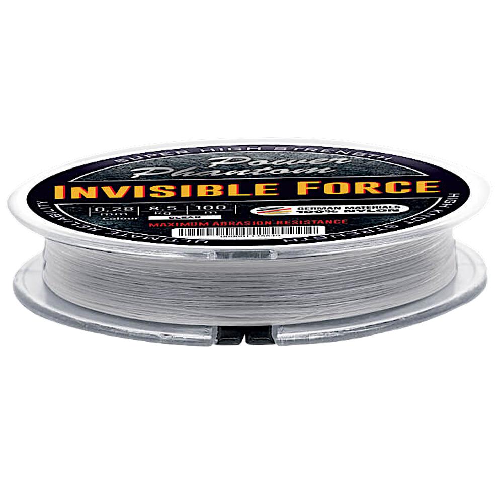 Леска Power Phantom Invisible Force 100м 0.20мм 5.5кг Clear