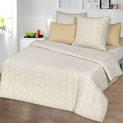 Пододеяльник трикотажный на молнии Ажур кремовый 262 АРТПОСТЕЛЬ 175х215